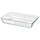 MIXTUR - MIXTUR Oven/serving dish, clear glass, 35x25 cm