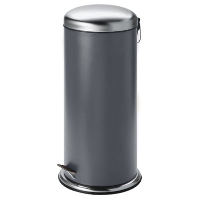 MJÖSA - Pedal bin, dark grey, 30 l - best price from Maltashopper.com 00422854