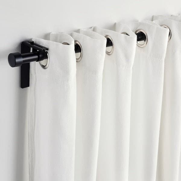 MOALINA Curtains, 1 pair - white 145x300 cm , 145x300 cm - best price from Maltashopper.com 90491046
