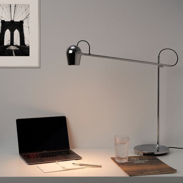 Ikea MODERMOLN - Work lamp, chrome ,