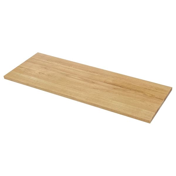 Ikea MÖLLEKULLA - Custom made worktop, oak/veneer, 45.1-63.5x3.8 cm
