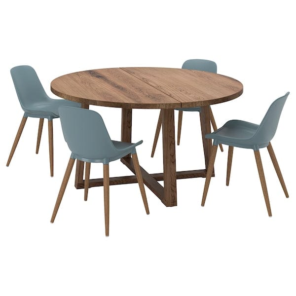 Ikea MÖRBYLÅNGA / GRÖNSTA - Table and 4 chairs, 145 cm