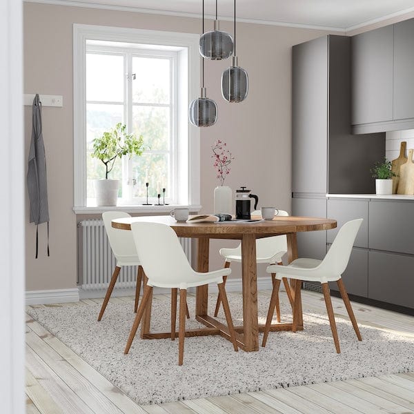 Ikea MÖRBYLÅNGA / GRÖNSTA - Table and 4 chairs, 145 cm