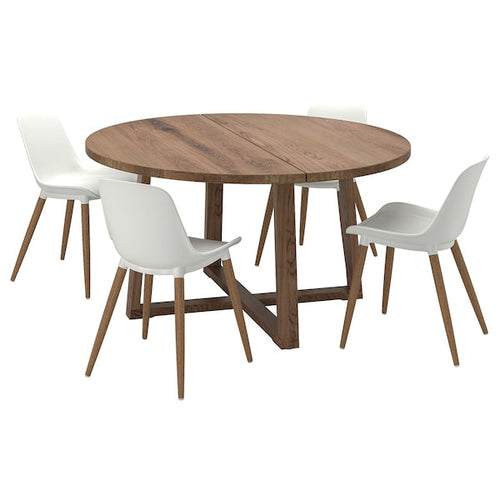 MÖRBYLÅNGA / GRÖNSTA - Table and 4 chairs, 145 cm