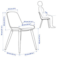 MÖRBYLÅNGA / GRÖNSTA - Table and 4 chairs, 140x85 cm - best price from Maltashopper.com 99548878