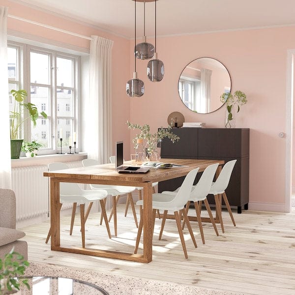 Ikea MÖRBYLÅNGA / GRÖNSTA - Table and 6 chairs, 220x100 cm