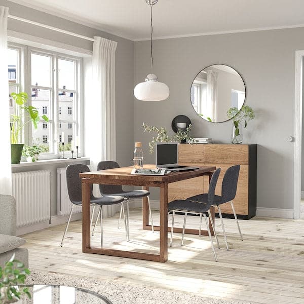 MÖRBYLÅNGA / KARLPETTER - Table and 4 chairs
