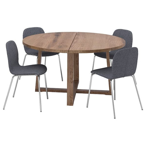 MÖRBYLÅNGA / KARLPETTER - Table and 4 chairs , 145 cm