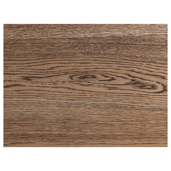 Ikea MÖRBYLÅNGA / MÅRENÄS - Table and 4 chairs with armrests, black/gunnared oak veneer, , 145 cm