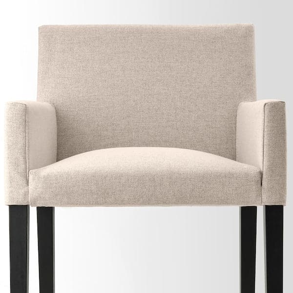 Ikea MÖRBYLÅNGA / MÅRENÄS - Table and 4 chairs with armrests , 145 cm