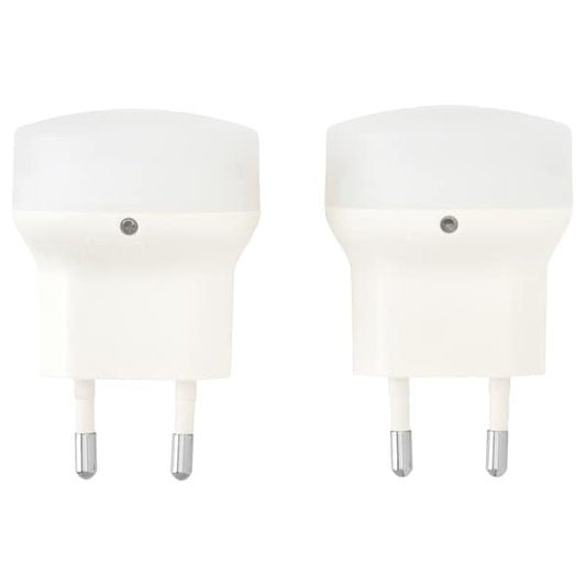 MÖRKRÄDD LED night light with sensor - white , - best price from Maltashopper.com 70349860