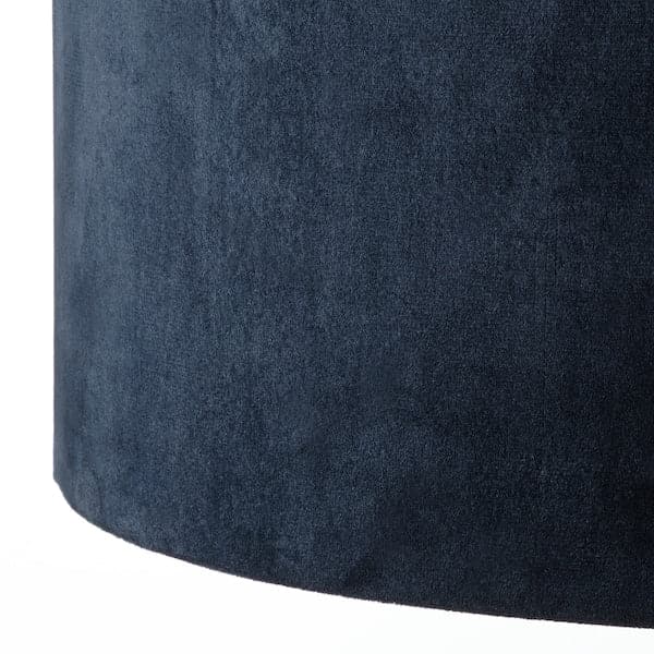 MOLNSKIKT - Lamp shade, dark blue velvet, 42 cm - best price from Maltashopper.com 80542367