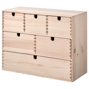 Ikea MOPPE - Mini chest of drawers, pine, 42x18x32 cm