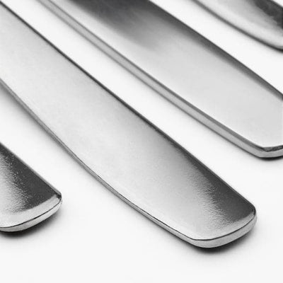 FINSKUREN Travel flatware with case, stainless steel/black - IKEA