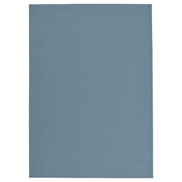 MORUM - Rug flatwoven, in/outdoor, light blue