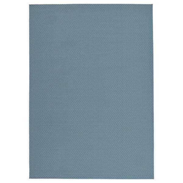 MORUM - Rug flatwoven, in/outdoor, light blue, 200x300 cm