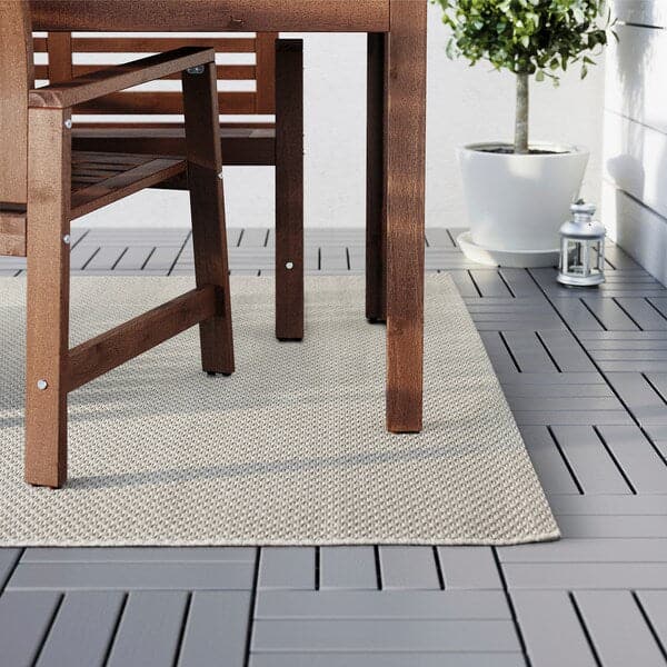 MORUM - Rug flatwoven, in/outdoor, beige, 200x300 cm - best price from Maltashopper.com 80198295
