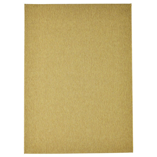 MORUM - Flat woven carpet int/east, light yellow,160x230 cm