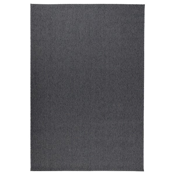 MORUM - Rug flatwoven, in/outdoor, dark grey, 200x300 cm - best price from Maltashopper.com 30198293