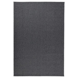 MORUM - Rug flatwoven, in/outdoor, dark grey, 200x300 cm - best price from Maltashopper.com 30198293