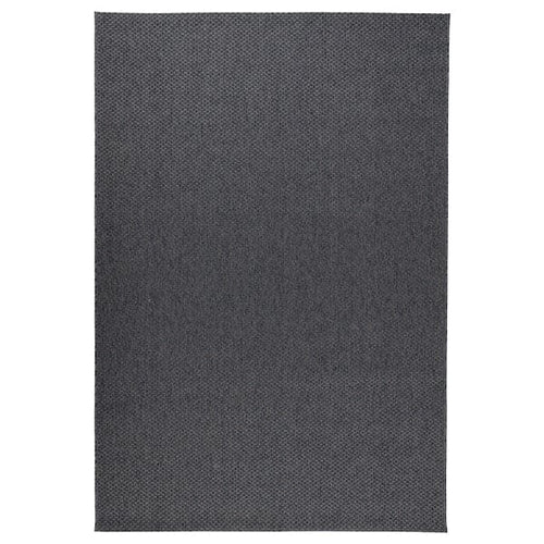 MORUM - Rug flatwoven, in/outdoor, dark grey, 200x300 cm