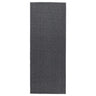 MORUM rug flatwoven, in/outdoor, dark grey, 80x200 cm