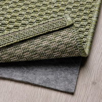 MORUM - Tappeto tessitura piatta int/est, verde,160x230 cm - best price from Maltashopper.com 50569141