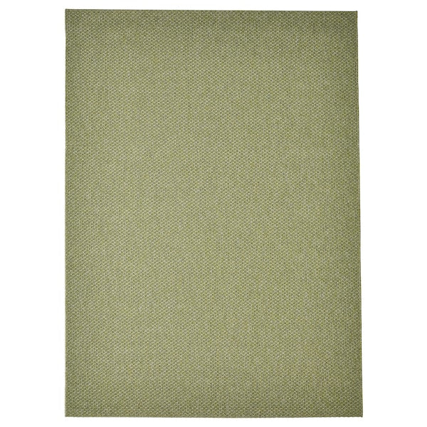 MORUM - Flat woven carpet int/ext, green,200x300 cm