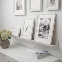 MOSSLANDA - Picture ledge, white stained pine effect, 115 cm - best price from Maltashopper.com 40497814