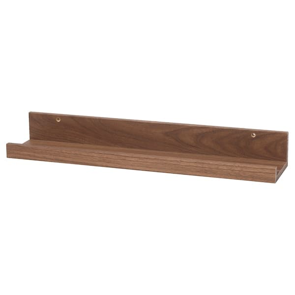 MOSSLANDA - Picture ledge, walnut effect, 55 cm