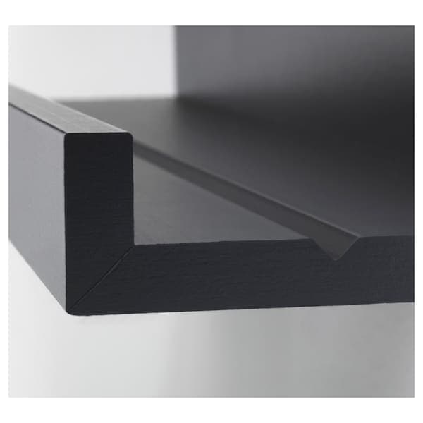 MOSSLANDA - Picture ledge, black, 55 cm - best price from Maltashopper.com 20291767