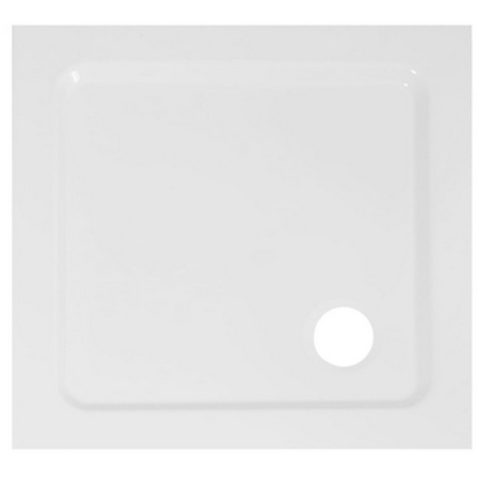 REINFORCED STRUCTURAL TECHNOPOLYMER SQUARED SHOWER TRAY CM80X80 H3 - best price from Maltashopper.com BR430007305