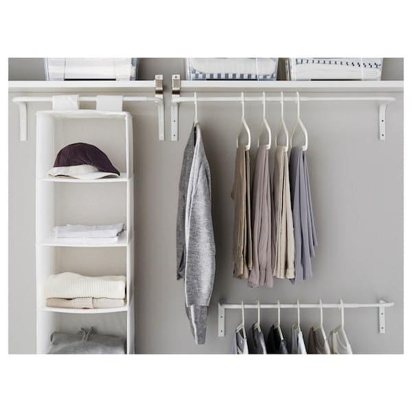 MULIG - Clothes bar, white, 60-90 cm - best price from Maltashopper.com 30179435
