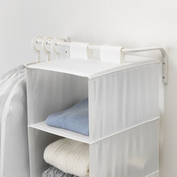 MULIG - Clothes bar, white, 60-90 cm - best price from Maltashopper.com 30179435