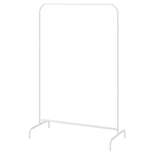 MULIG - Clothes rack, white, 99x152 cm
