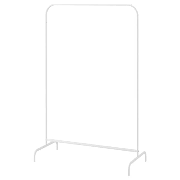 MULIG - Clothes rack, white, 99x152 cm