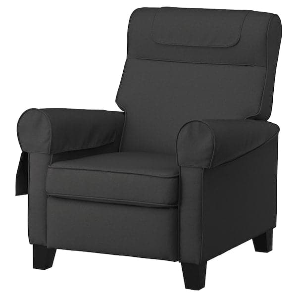 MUREN Reclining Chair - Dark Grey Remmarn - best price from Maltashopper.com 10438557