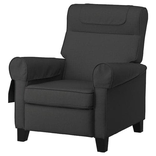 MUREN Reclining Chair - Dark Grey Remmarn