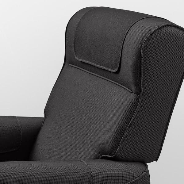 MUREN Reclining Chair - Dark Grey Remmarn - best price from Maltashopper.com 10438557