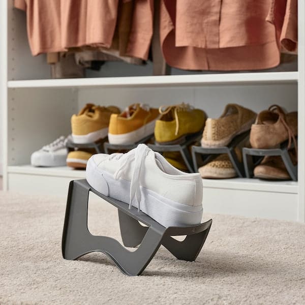 MURVEL - Shoe organiser, grey, 14x14x24 cm - best price from Maltashopper.com 20434832