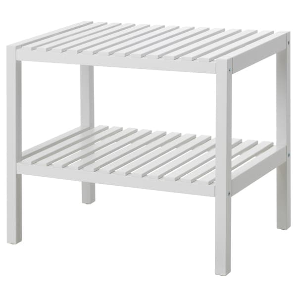 MUSKAN - Bench, white, 58x38 cm - best price from Maltashopper.com 50345957