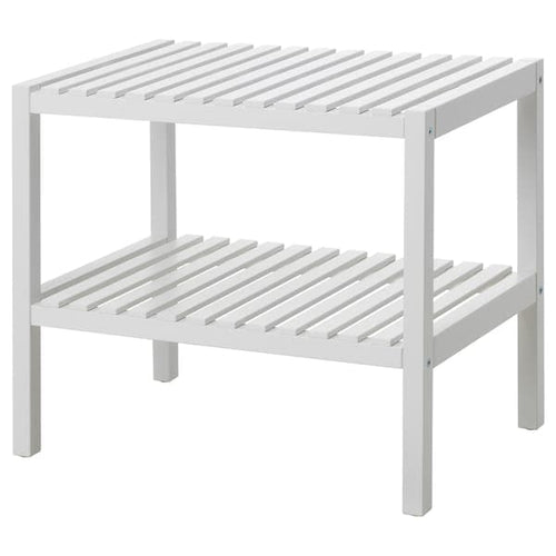 MUSKAN - Bench, white, 58x38 cm