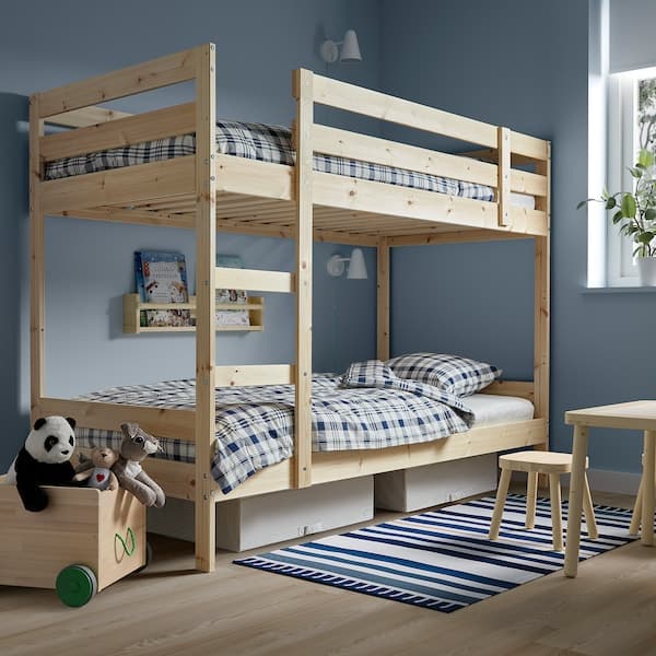 MYDAL - Bunk bed frame, pine, 90x200 cm - best price from Maltashopper.com 00102452