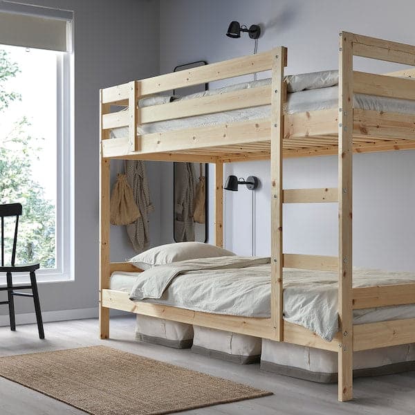 MYDAL - Bunk bed frame, pine, 90x200 cm - Premium Beds & Bed Frames from Ikea - Just €349.99! Shop now at Maltashopper.com