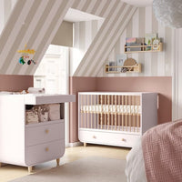 MYLLRA - Set di 2 mobili per neonati, rosa pallido, , 60x120 cm - best price from Maltashopper.com 39506602