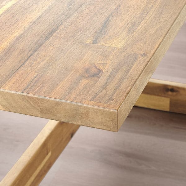 NACKANÄS - Table, acacia, 140x76 cm - best price from Maltashopper.com 40511056
