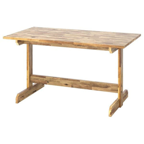 NACKANÄS - Table, acacia, 140x76 cm