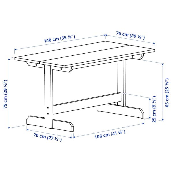 EKENÄSET panca, Kilanda beige chiaro, 112 cm - IKEA Svizzera