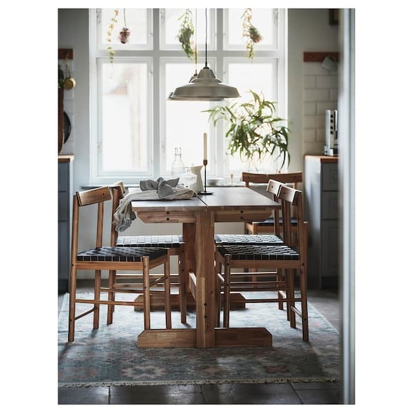 NACKANÄS - Table, acacia, 140x76 cm - Premium Furniture from Ikea - Just €323.99! Shop now at Maltashopper.com
