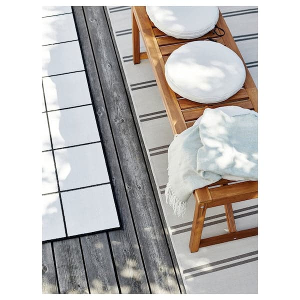 Ikea NÄMMARÖ - Bench, outdoor, light brown stained, 120 cm